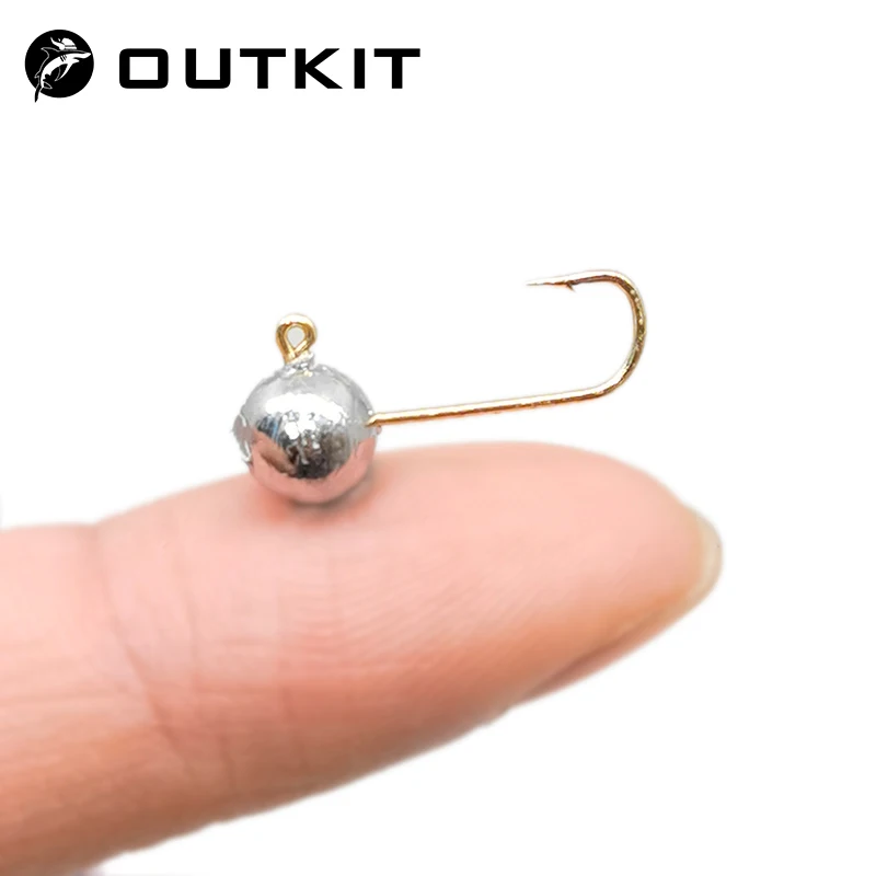 Fishing Hook Barbless - OUTKIT 10 قطعة خطاف رأس تهزهز