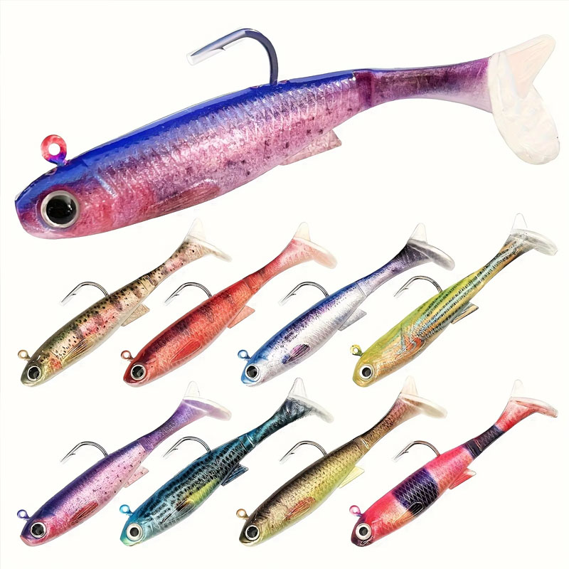 Fishing Hook Weedless - طُعم باس البحر المُجهز مسبقًا |