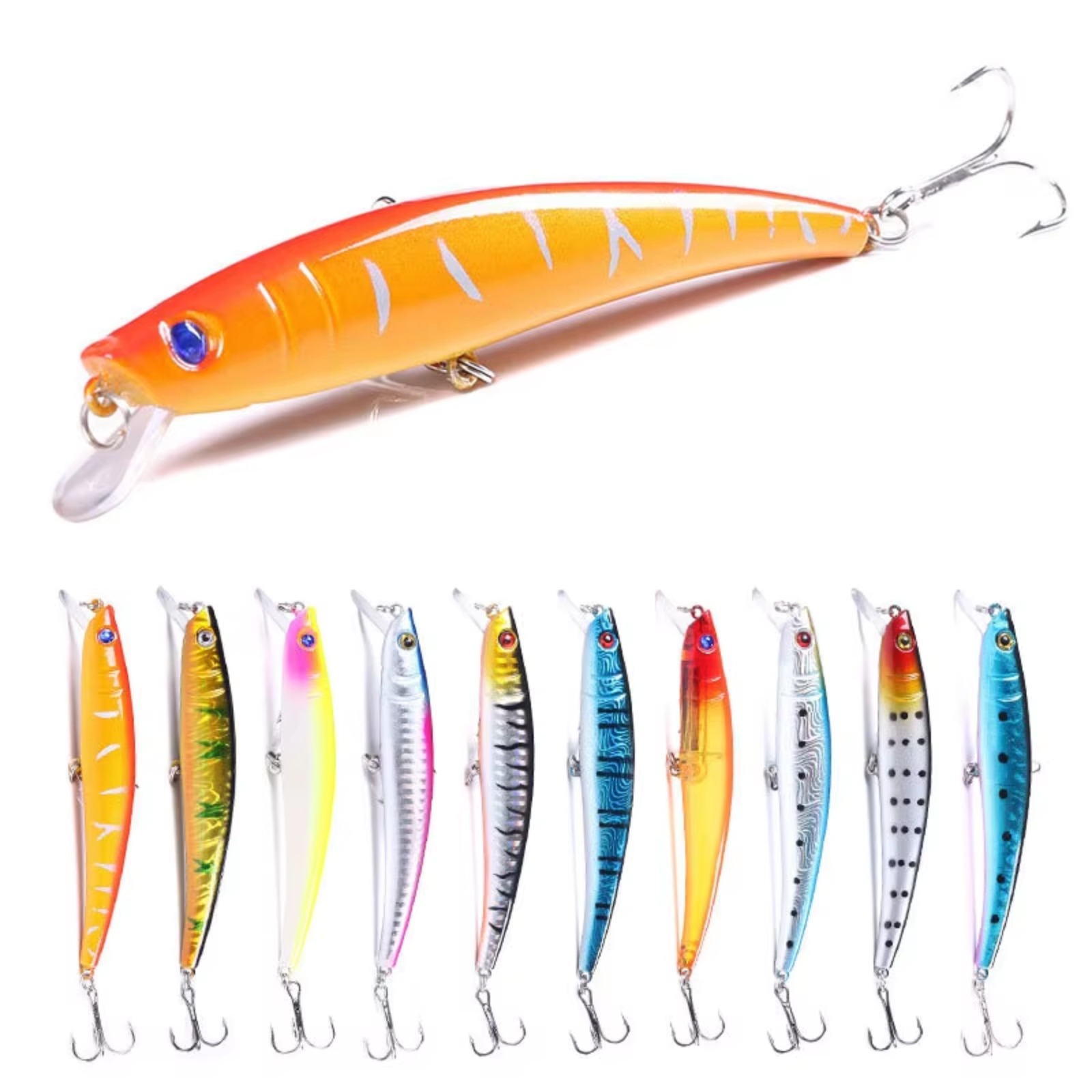 Fishing Hook Treble - طعم صيد السمك المينو 110 مم
