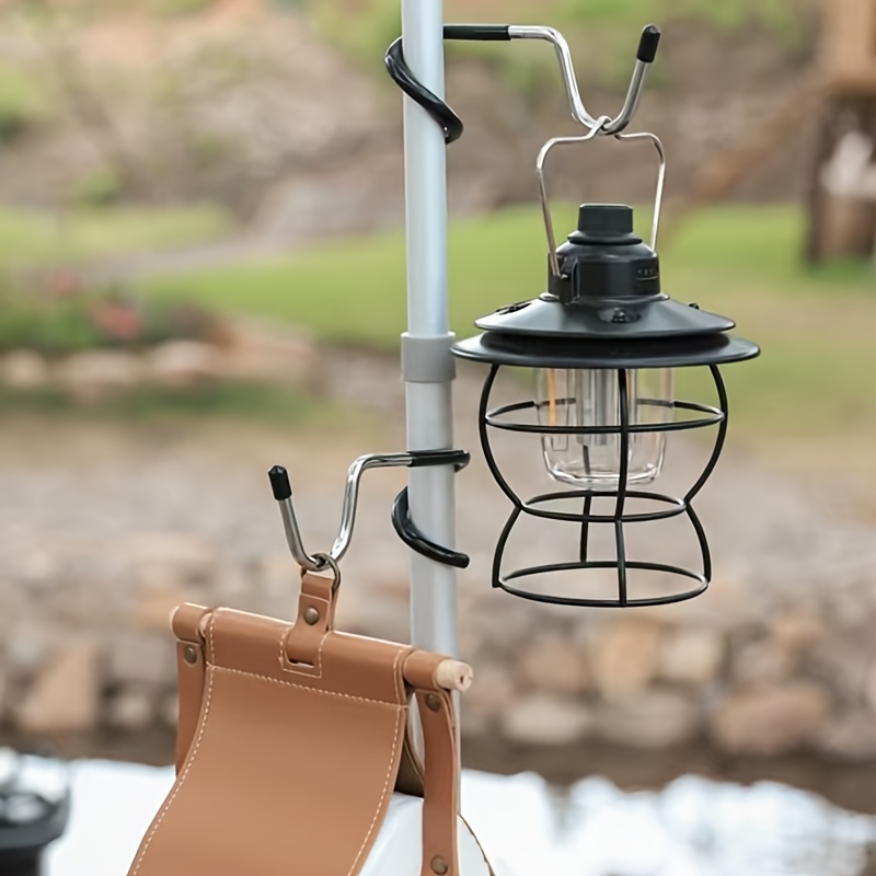 Fishing Hook - حامل إضاءة من الفولاذ المقاوم للصدأ