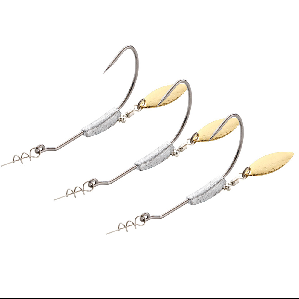 Fishing Hook Offset - ATUENO 4 قطعة إزاحة الصيد السنانير