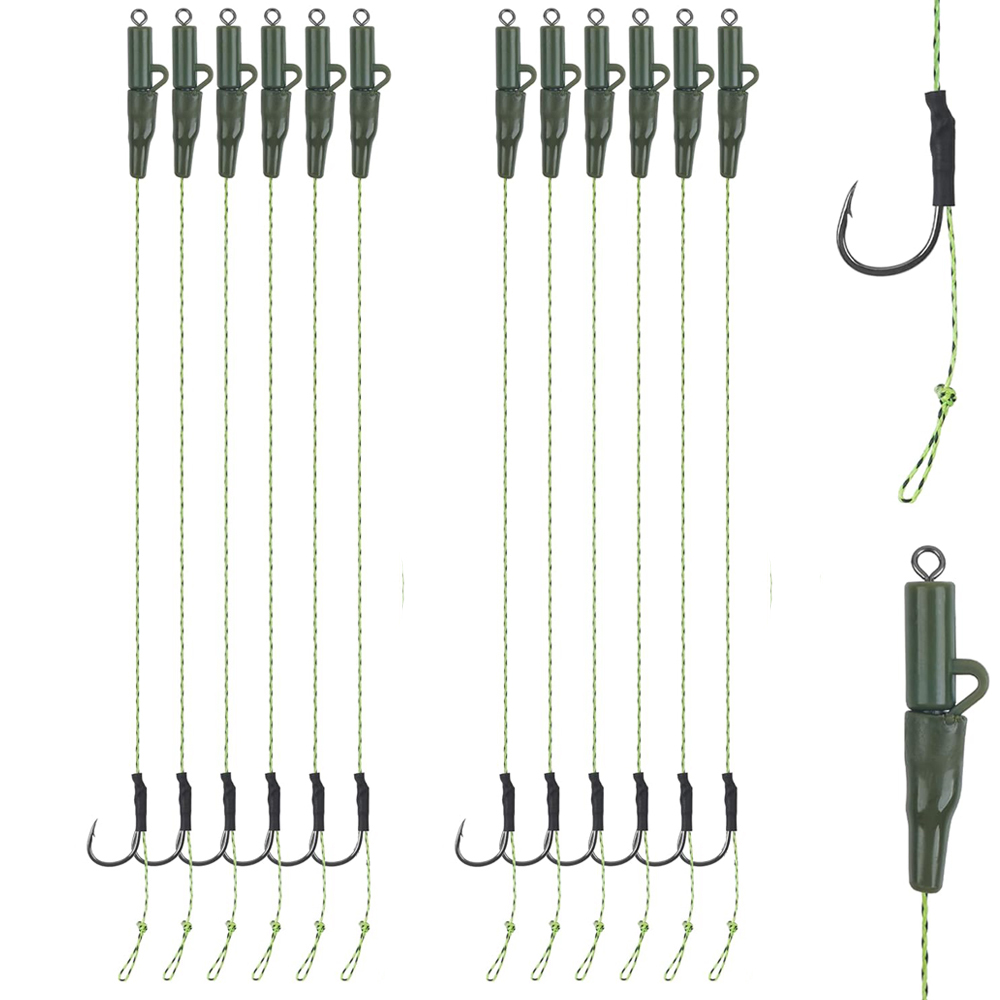 Fishing Hook Assortment - خطافات سمك الشبوط المربوطة مسبقًا مع