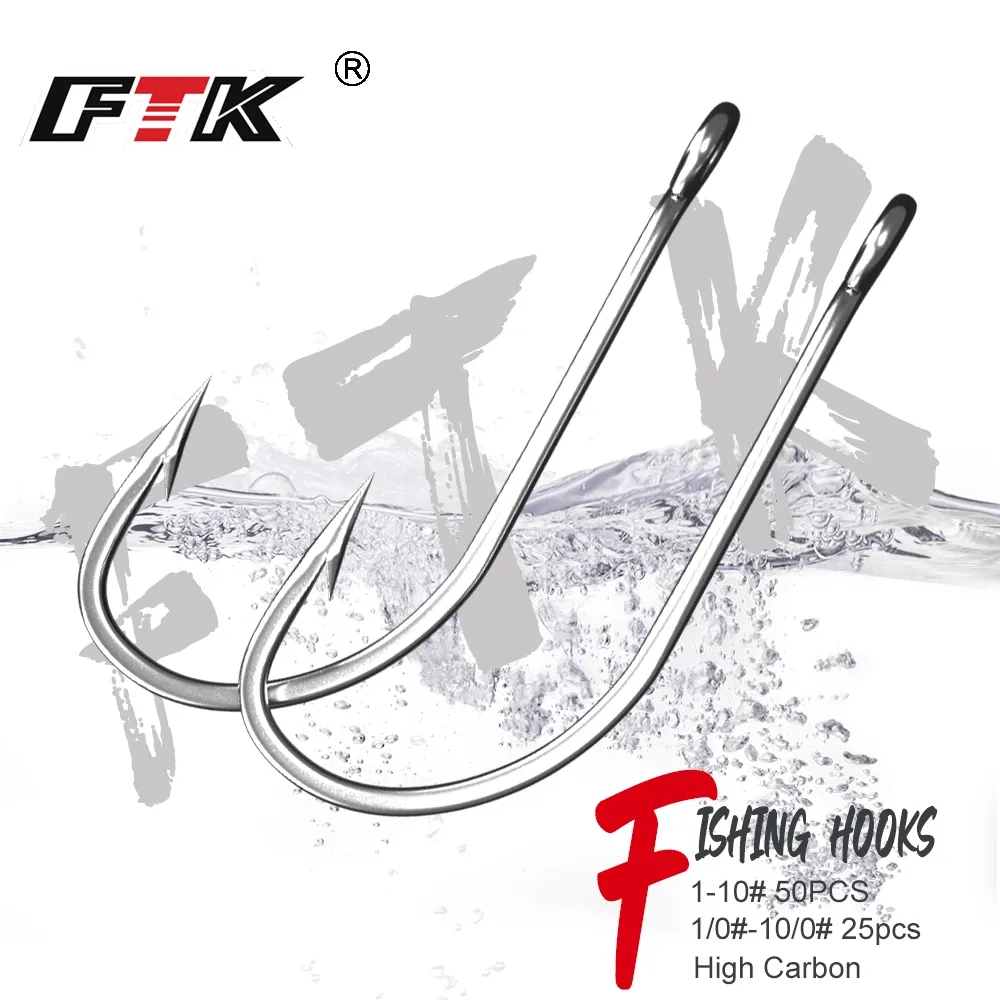 Fishing Hook Circle - خطافات صيد السمك FTK 1-10 #