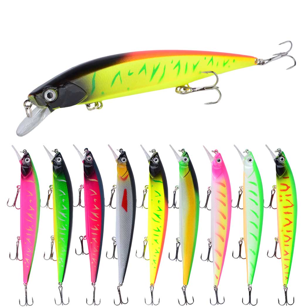Fishing Hook Treble - 1 قطعة طُعم صناعي بلاستيكي محاكي