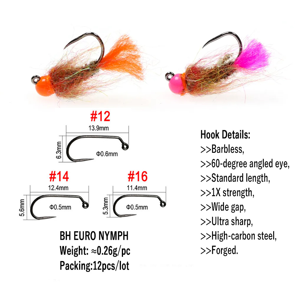 ويفريو-حورية التنغستن الطعم لص - مراجعة Fishing Hook Barbless وسعره