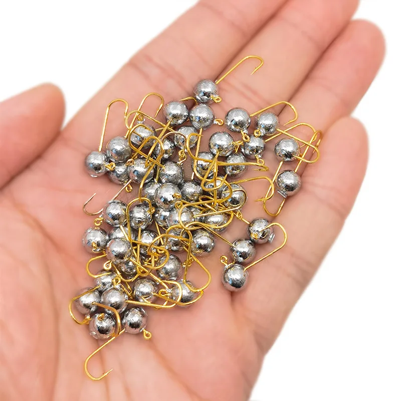OUTKIT 10 قطعة خطاف رأس تهزهز  - مراجعة Fishing Hook Barbless وسعره