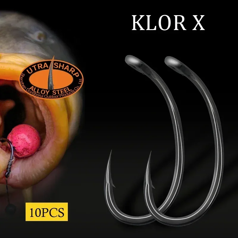 10 قطعة خطاف صيد سمك الشبوط من - مراجعة Fishing Hook Barbless وسعره