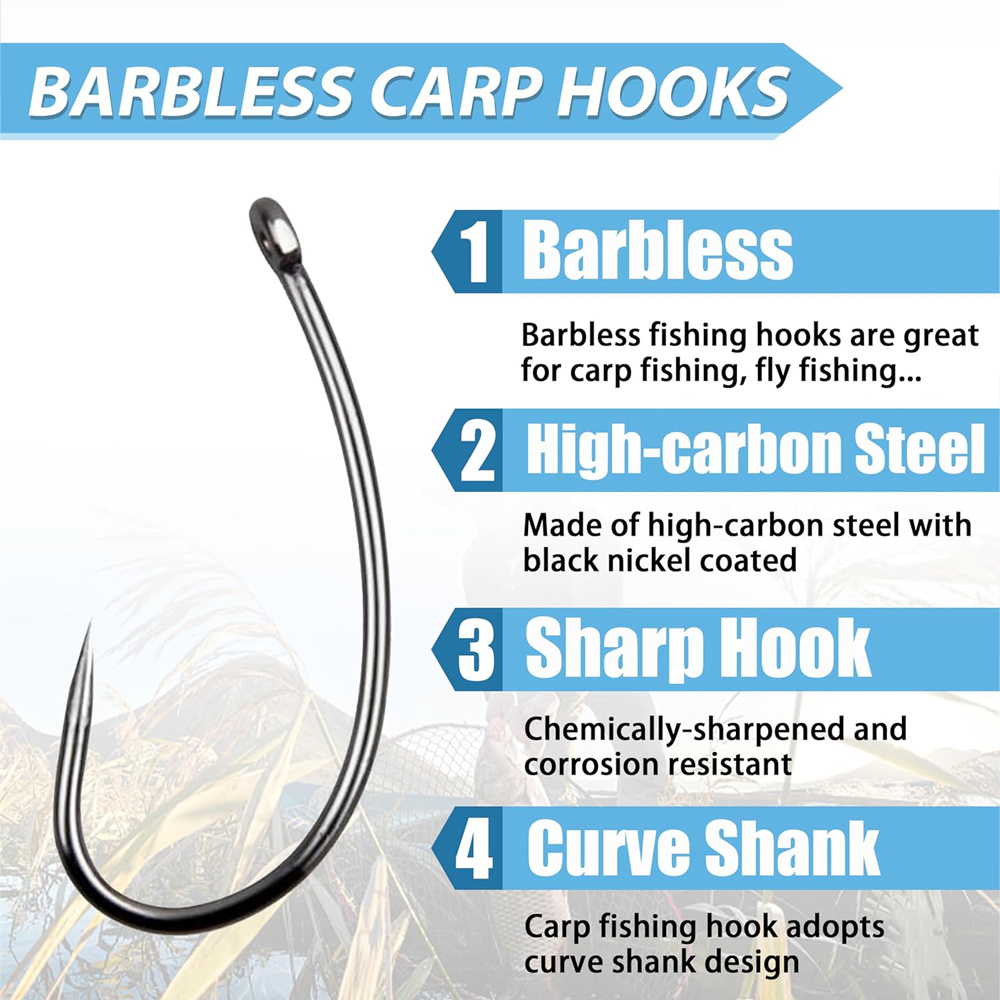 طقم خطافات لصيد الشحناء ، ساق  - مراجعة Fishing Hook Circle وسعره