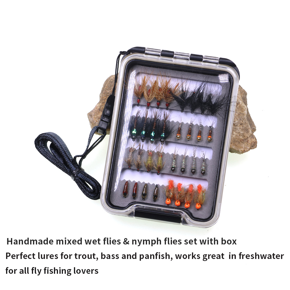 طقم 32 قطعة من طُعم صيد السمك  - مراجعة Fishing Hook Barbless وسعره