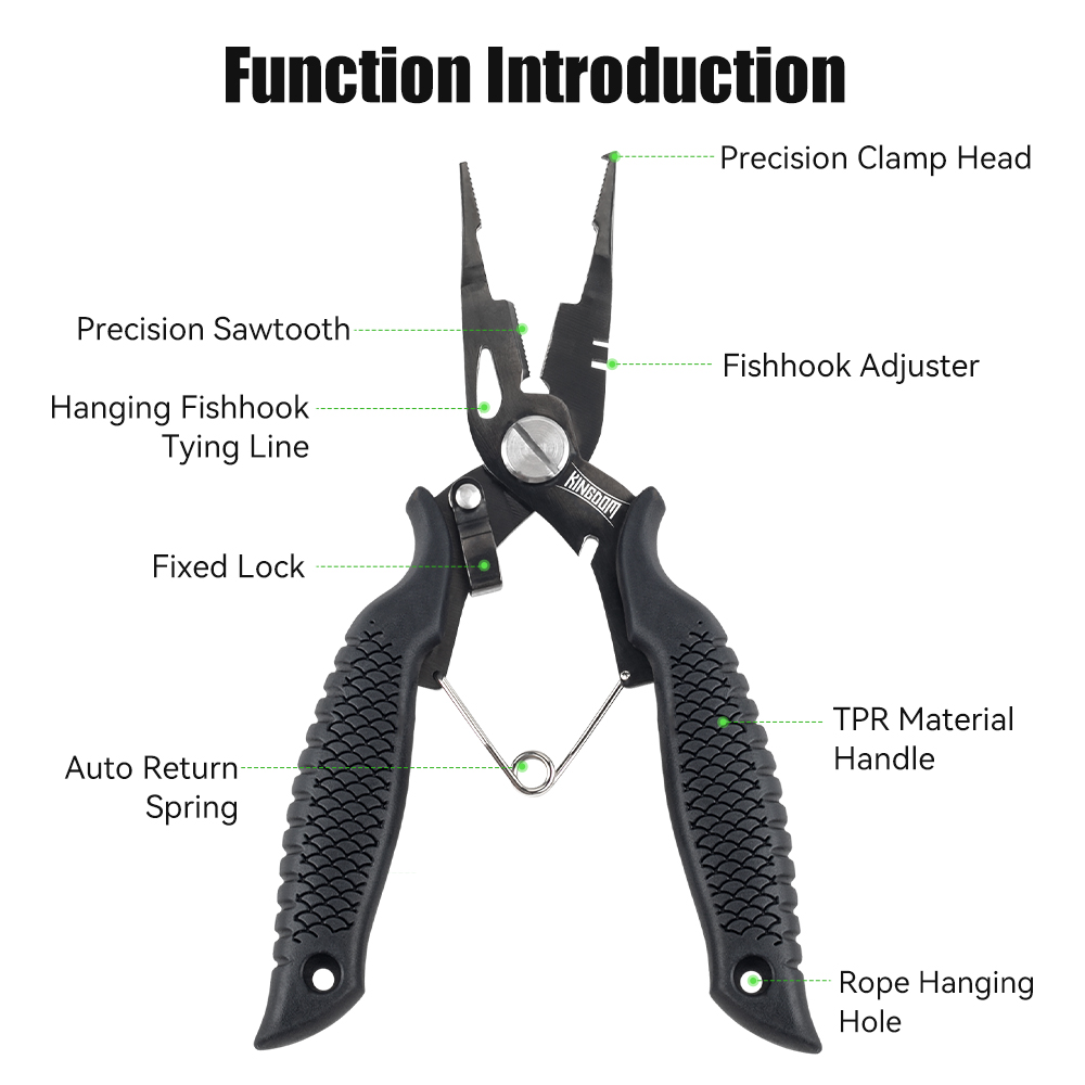 المملكة كماشة الصيد متعددة الو - مراجعة Fishing Hook Remover وسعره