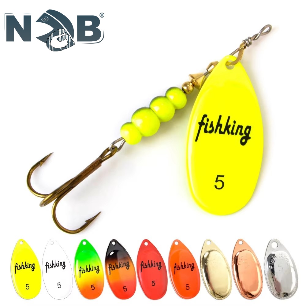NGB سبينر الطعم 3.9 جرام 4.6 ج - مراجعة Fishing Hook Treble وسعره