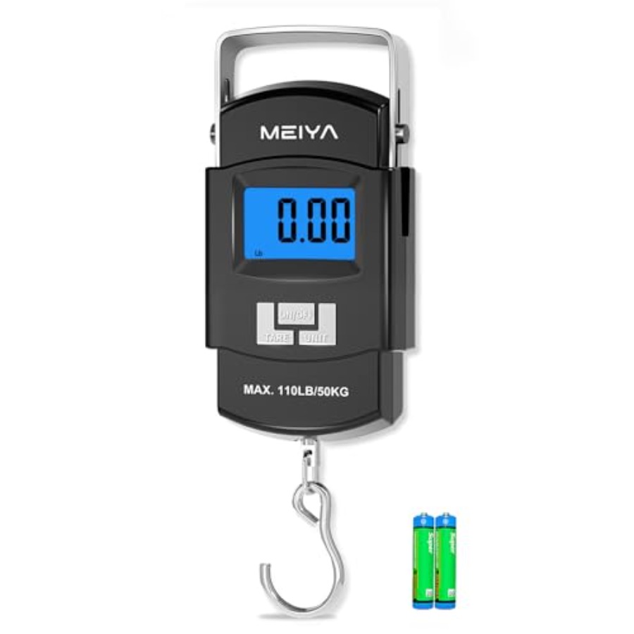 ميزان صيد رقمي بسعة 110 رطل/50 - مراجعة Fishing Hook Stainless Steel وسعره