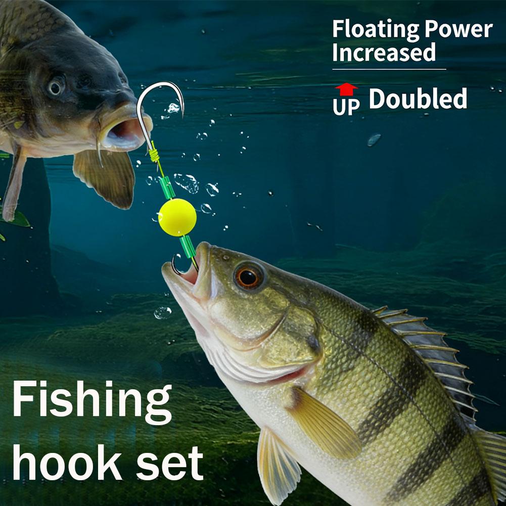 طقم خطاف مزدوج عكسي للصيد من ا - مراجعة Fishing Hook Weedless وسعره