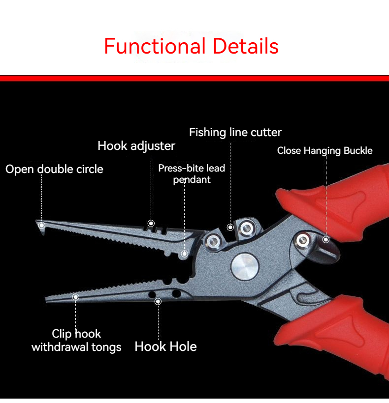 كماشة صيد متعددة الوظائف عالية - مراجعة Fishing Hook Remover وسعره