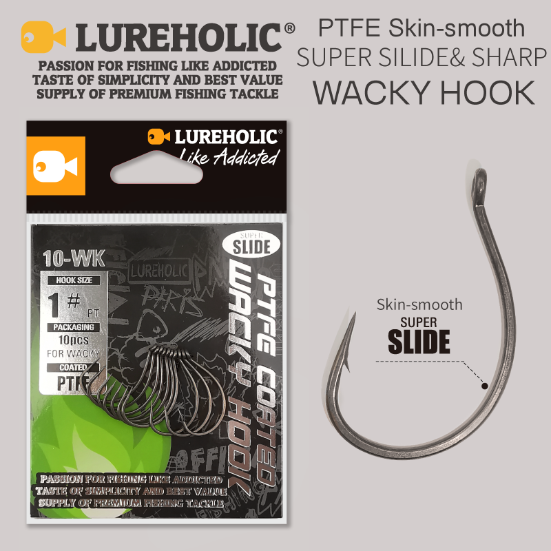 LUREHOLIC PTFE سوبر الشريحة أح - مراجعة Fishing Hook Circle وسعره
