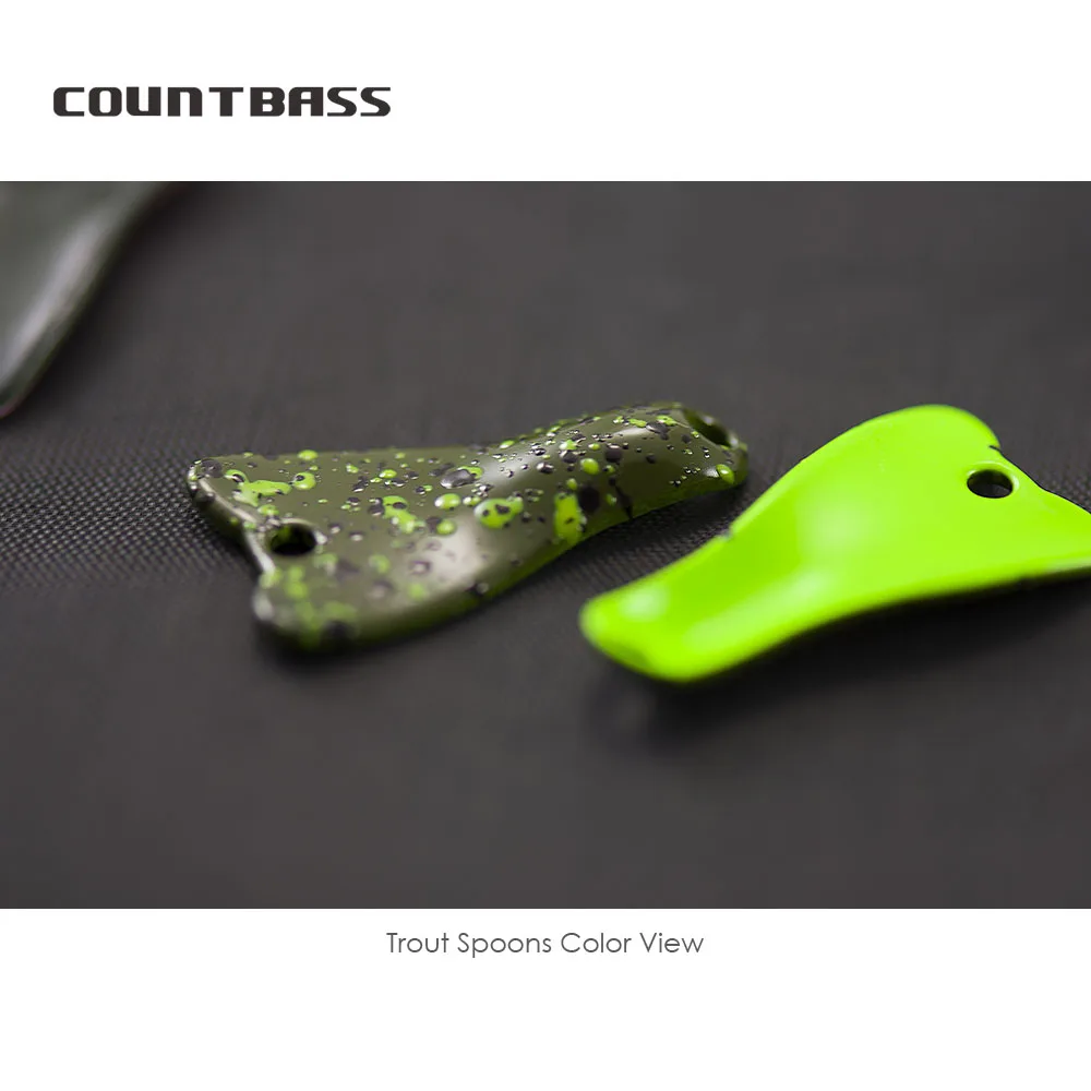 COUNTBASS 5/64oz 2g ملعقة صب م - مراجعة Fishing Hook Barbless وسعره
