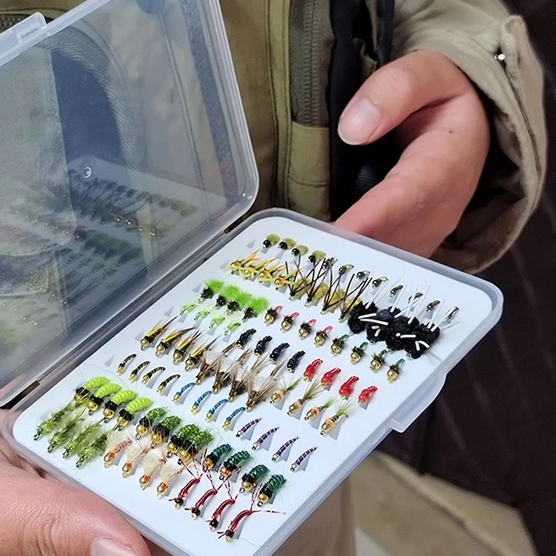 صندوق صيد السمك بالذباب مقاوم  - مراجعة Fishing Hook Size وسعره