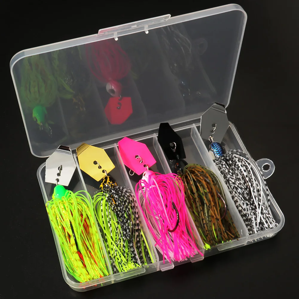 سبينر الطعم 7 جرام/9 جرام/12 ج - مراجعة Fishing Hook Weedless وسعره