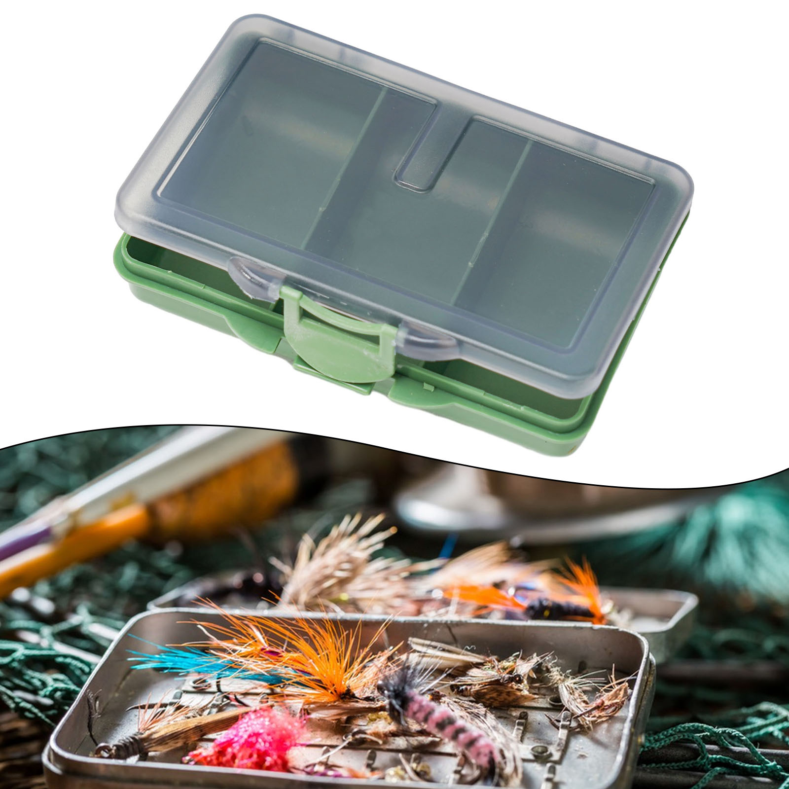 مقاوم للماء صندوق تخزين أدوات  - مراجعة Fishing Hook Box وسعره
