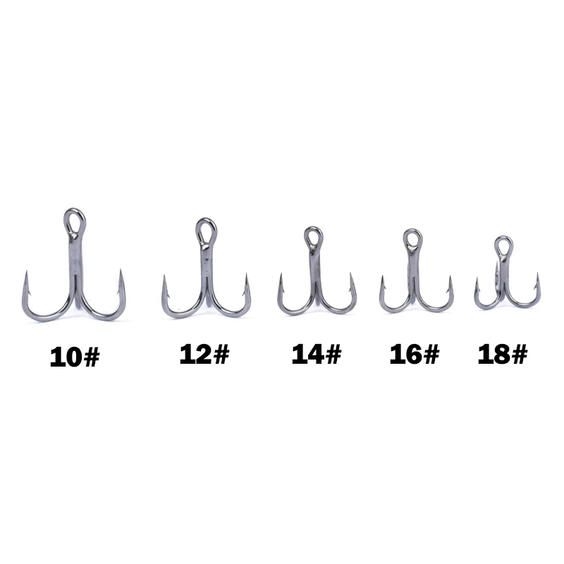 جديد 10 قطعة 3x قوي سوبر حاد ج - مراجعة Fishing Hook Assortment وسعره
