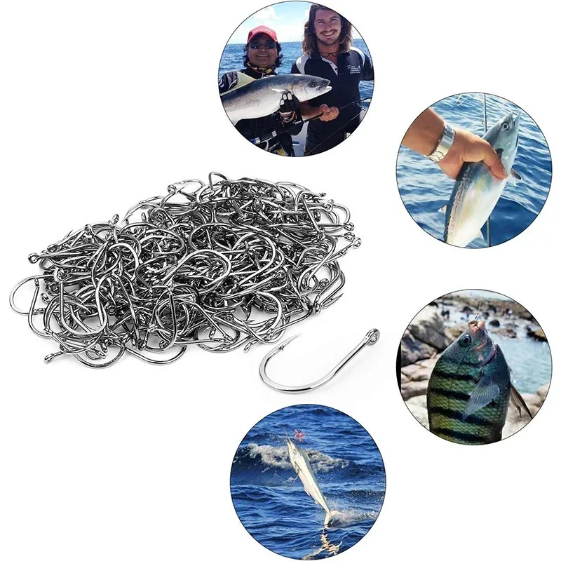 خطاف صيد من الفولاذ الكربوني ا - مراجعة Fishing Hook Circle وسعره