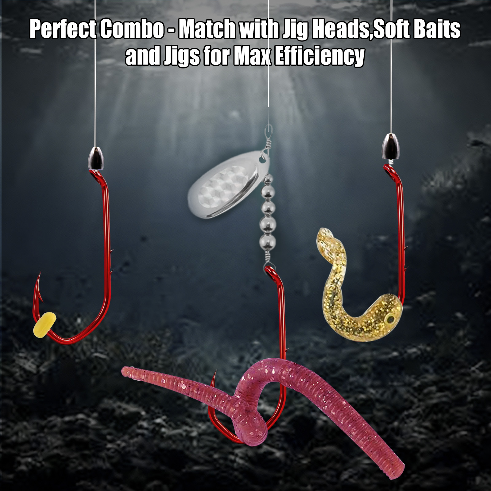خطاف صيد 9KM، 50-100 قطعة، خطا - مراجعة Fishing Hook Circle وسعره