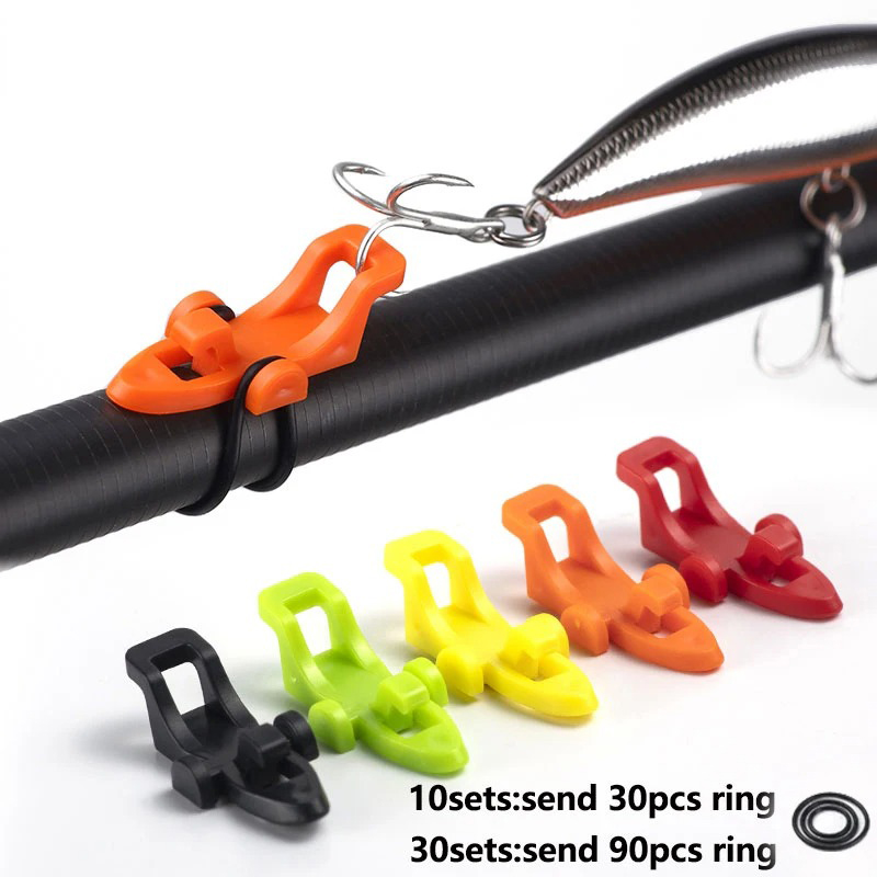 10-30 قطعة الصيد رود القطب هوك - مراجعة Fishing Hook Box وسعره